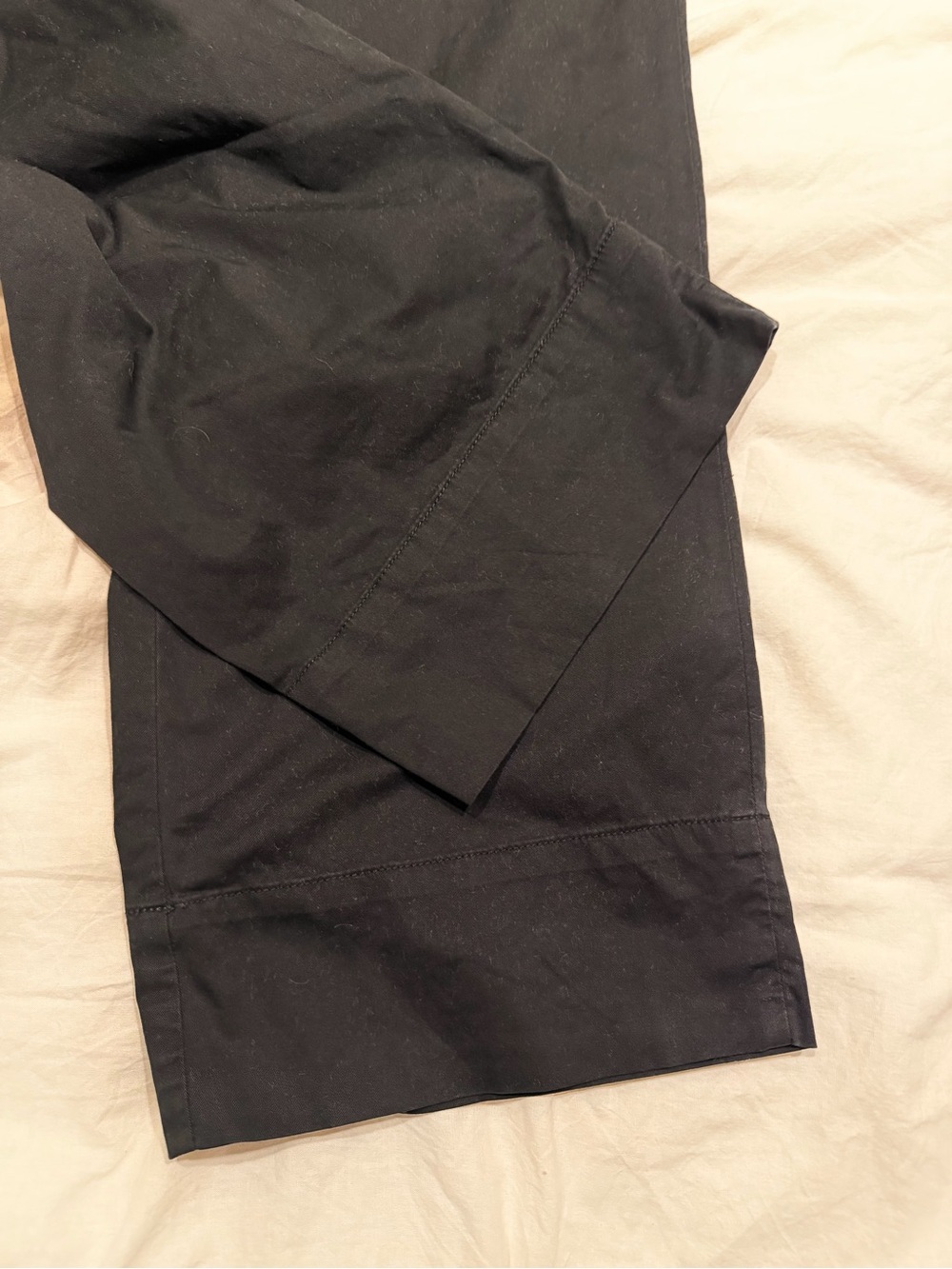 Everlane Wide Leg Pants in Black - Picture 6 of 7